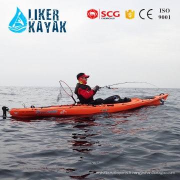 Hot 4.3meter LLDPE / HDPE Simple Sit on Top Kayak